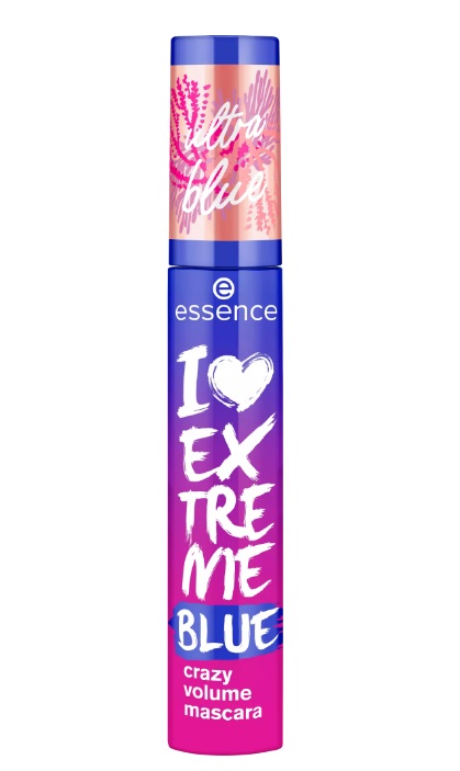 ESSENCE LIFE IN CORAL I LOVE EXTREME MASCARA BLUE